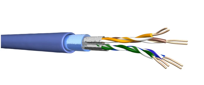 Prysmian Cat6A FFTP, LSZH, B2CA, 305m Blue