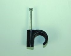 18-22MM CONDUIT CLIP BK X50