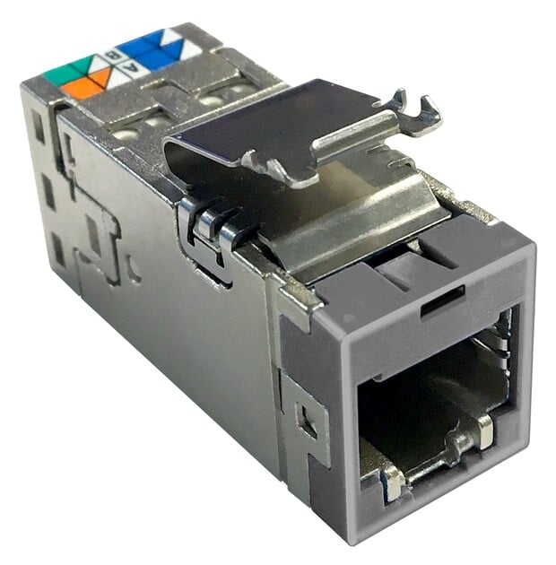 COMMSCOPE NETCONNECT CAT6A SHEILDED SL KEYSTONE JACK GREY