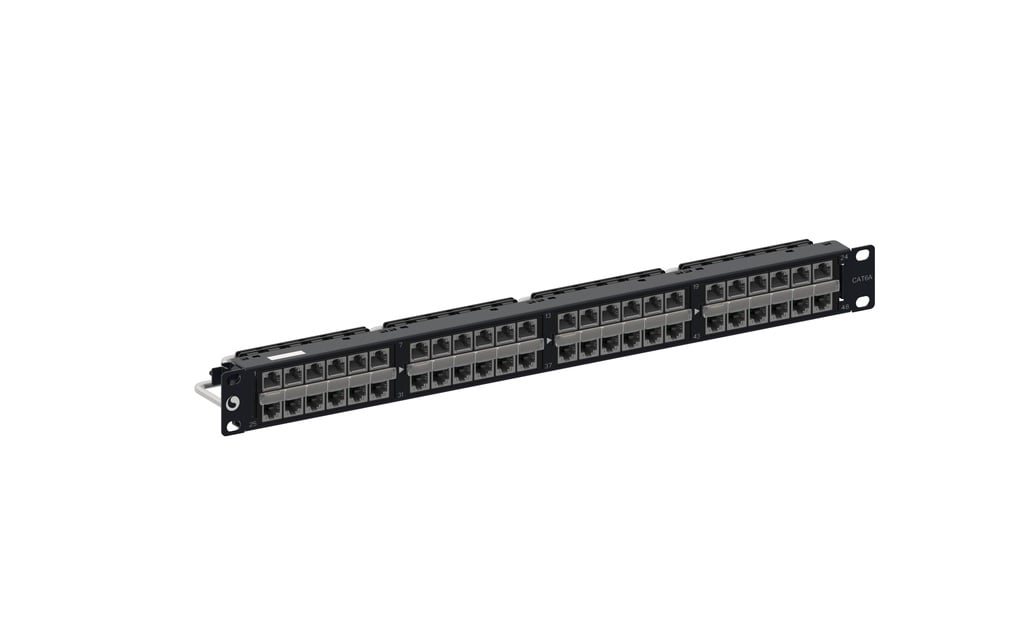 NETCONNECT 1U 48PORT PATCH PANEL FOR SLX JACKS