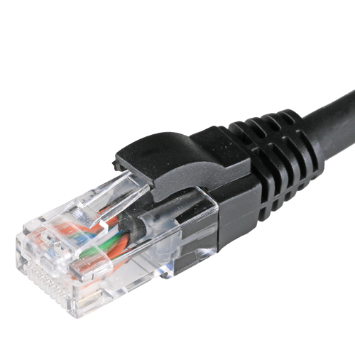 Assynia Cat5e U/UTP Slimline Patch Lead, LSZH, 3m, Black