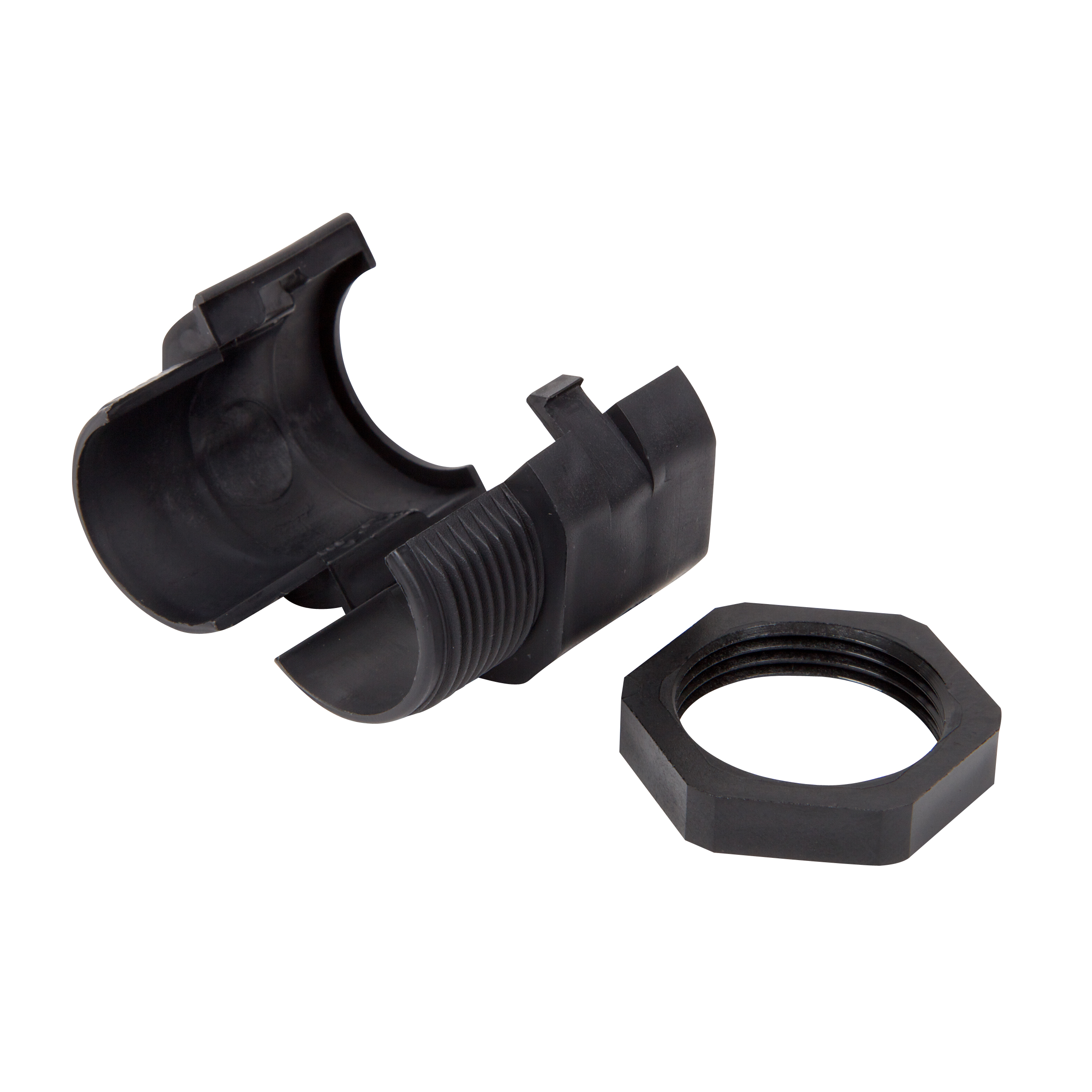 50MM FLEXIBLE CONDUIT GLAND+LOCKNUT X2   