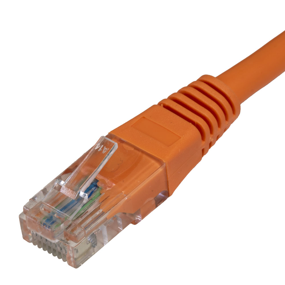0.3M C5E FLUSH BOOTED PATCH LEAD/CORD OR    