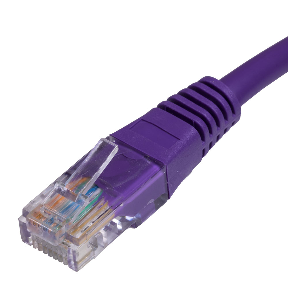 0.3M C5E FLUSH BOOTED PATCH LEAD/CORD PE    