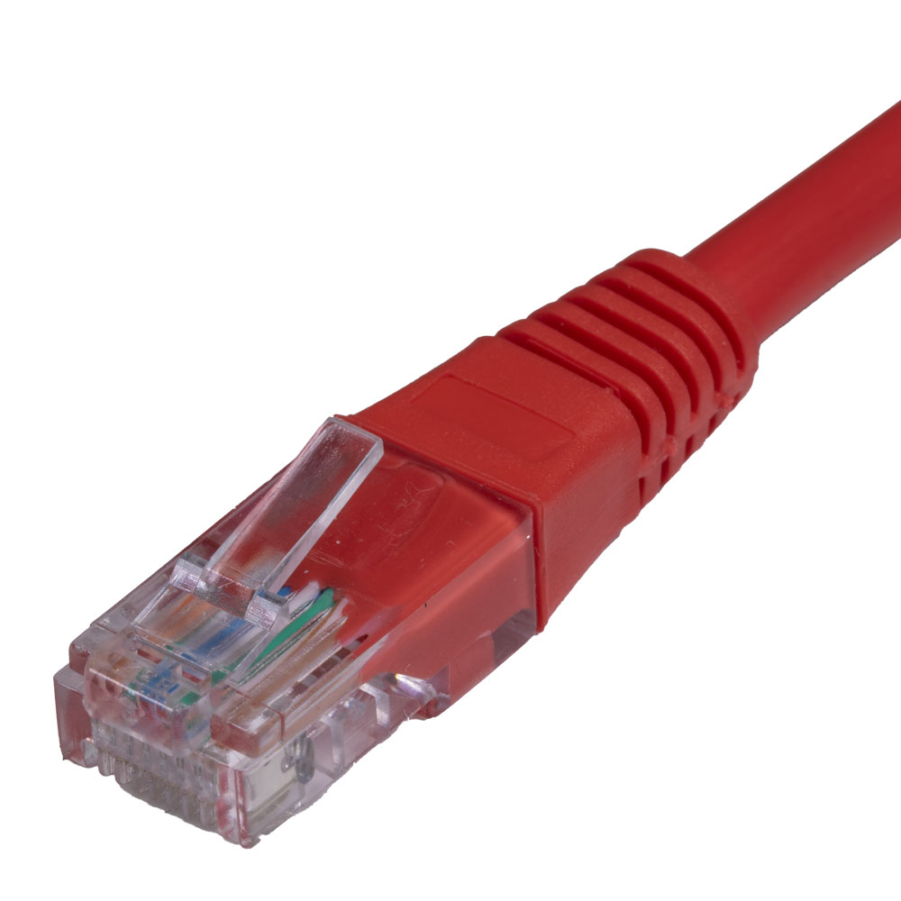 0.5M C5E FLUSH BOOTED PATCH LEAD/CORD RD