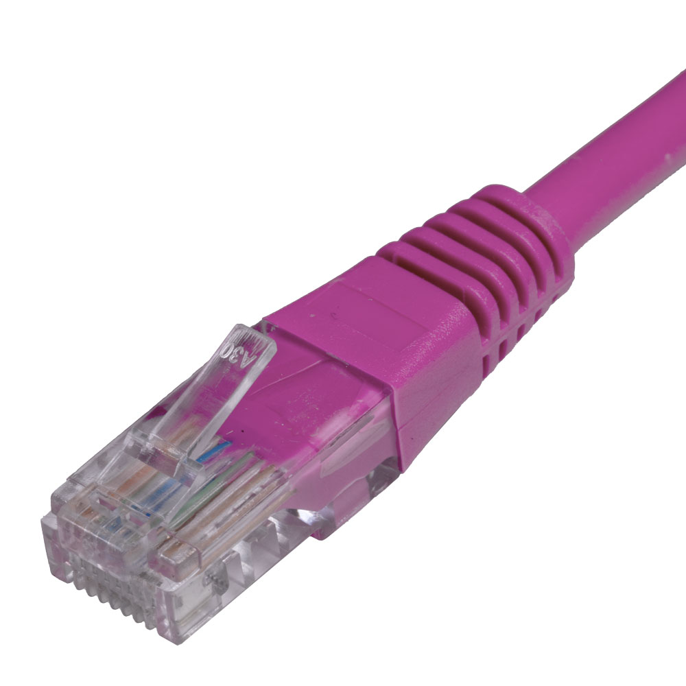2.0M C5E FLUSH BOOTED PATCH LEAD/CORD PK
