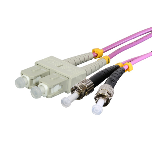 1.0M OM4 ST-SC DUPLEX FIBRE PATCH LEAD / CORD   