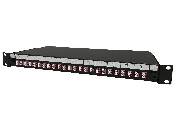 24F 12-DUPLEX LC singlemode FIBRE PATCH PANEL   