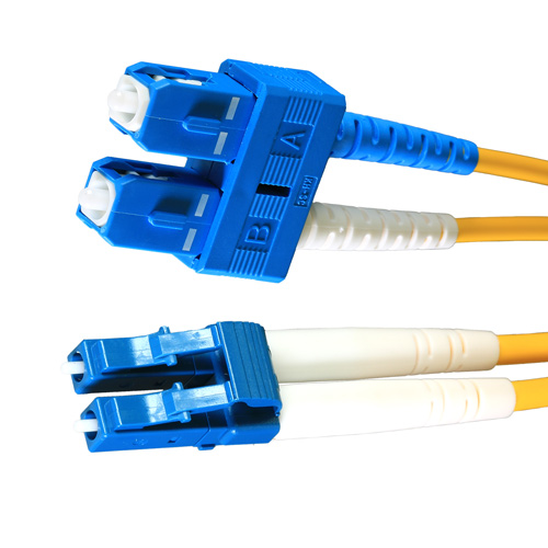 1.0M OS2 LC-SC DUPLEX FIBRE PATCH LEAD / CORD 