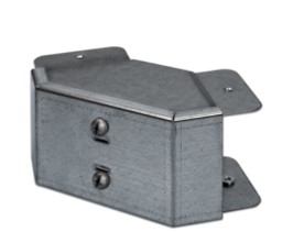 100X100MM GALVANISED TRUNKING  EXTERNAL BEND 
