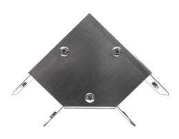 100X100MM GALVANISED TRUNKING FLAT BEND