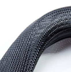 28-47MM BRAIDED SLEEVING BLACK X25M