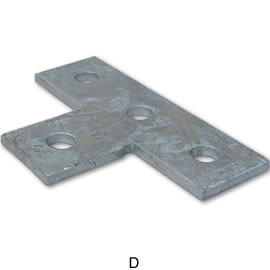 STRUT FLAT 138X90MM  