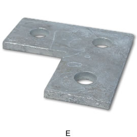 STRUT FLAT 90X90MM   