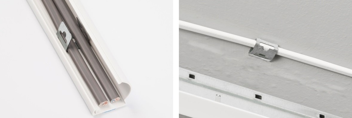 FIRE RATED CABLE CLIP 23MM    (25MM+ TRUNKING)