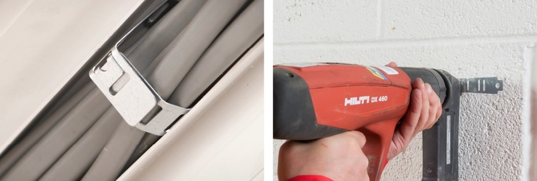 FIRE RATED CABLE CLIP 46MM   (50MM+ TRUNKING)