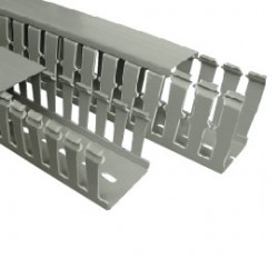 120X80X2M OPEN SLOTTED TRUNK GREY