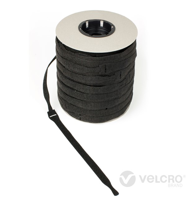 VELCRO CABLE TIES 20X200MM BLACK x750 