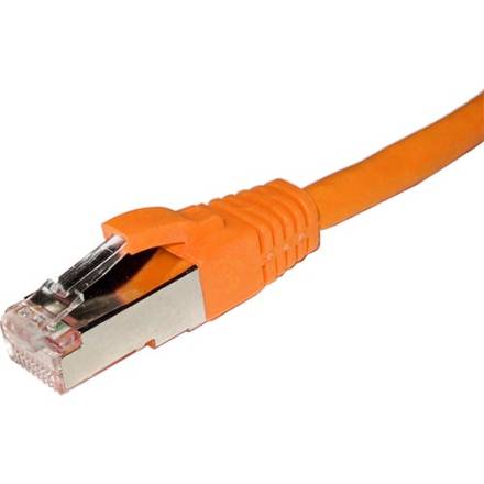 Assynia Cat6A S/STP Slimline Patch Lead, LSZH, 0.5m, Orange