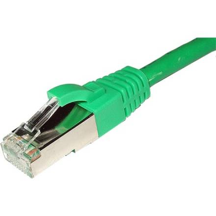 Assynia Cat6A S/STP Slimline Patch Lead, LSZH, 1m, Green