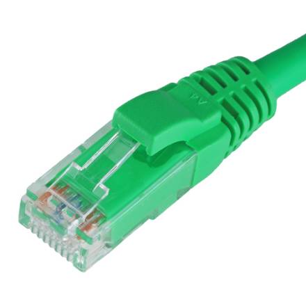 Assynia Cat5e U/UTP Slimline Patch Lead, LSZH, 5m, Green
